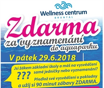 Zdarma za vyznamenání do wellness centra - 29.6.2018