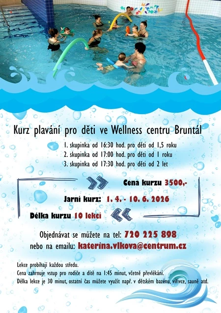 Výuka plavání dětí od 1 roku